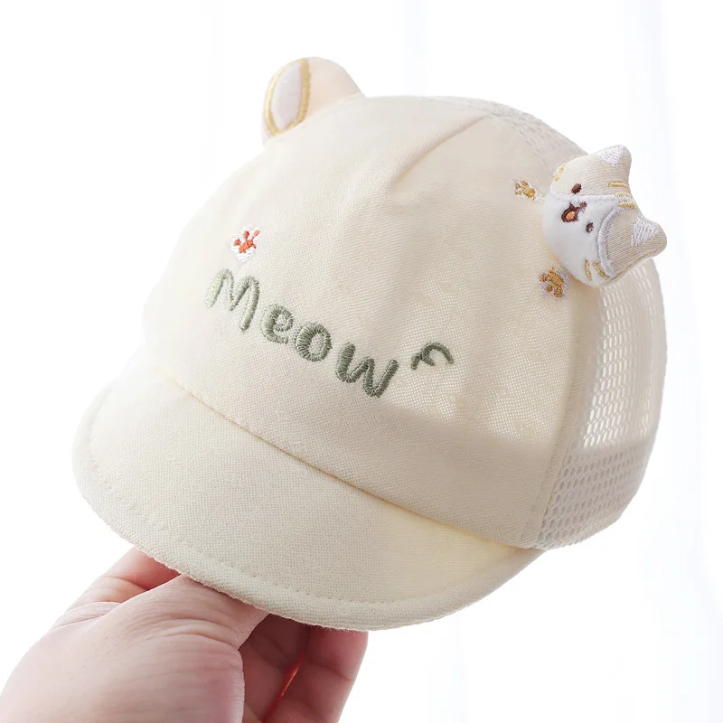 Summer Thin 4-month Baby Hat Summer Male Super Cute 0 Shade 2 Cap 3 Summer 5 Baby 6 Sunscreen Hat Gorras Para Niños