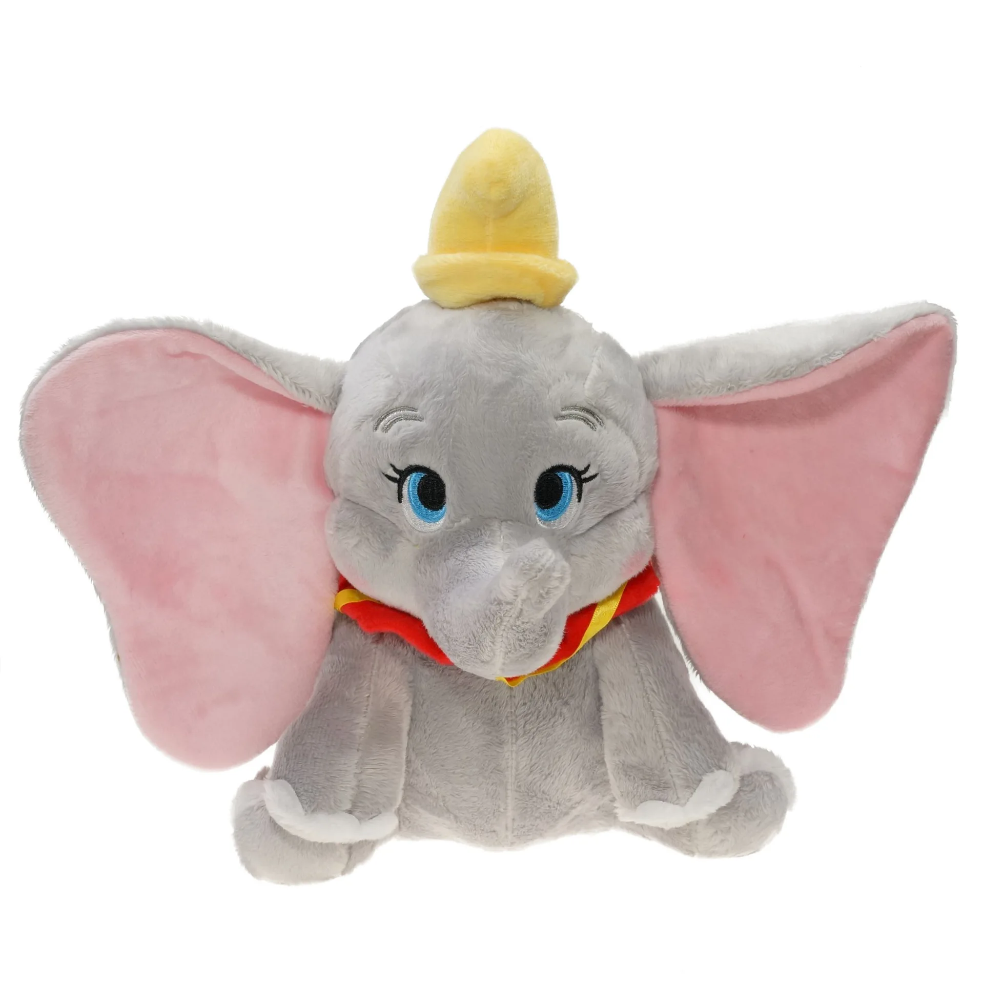 

DISNEY Dumbo, средняя мягкая игрушка для детей, детали мягких персонажей, пушистый грив и хвостовой пуф, плюшевая игрушка Диснея, подходит для всех возрастов