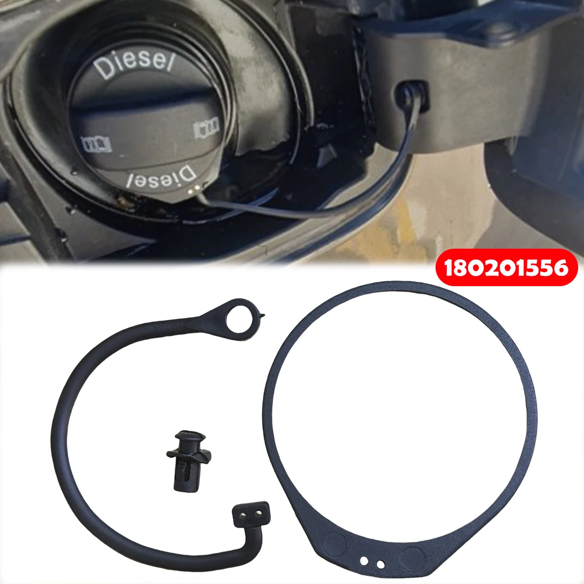 

180201556 Fuel Tank Cap Band Cord For Audi Seat Skoda VW Oil Fuel Tank Cover Cap Line Car Accessories 1H0201553B 1J0201550A
