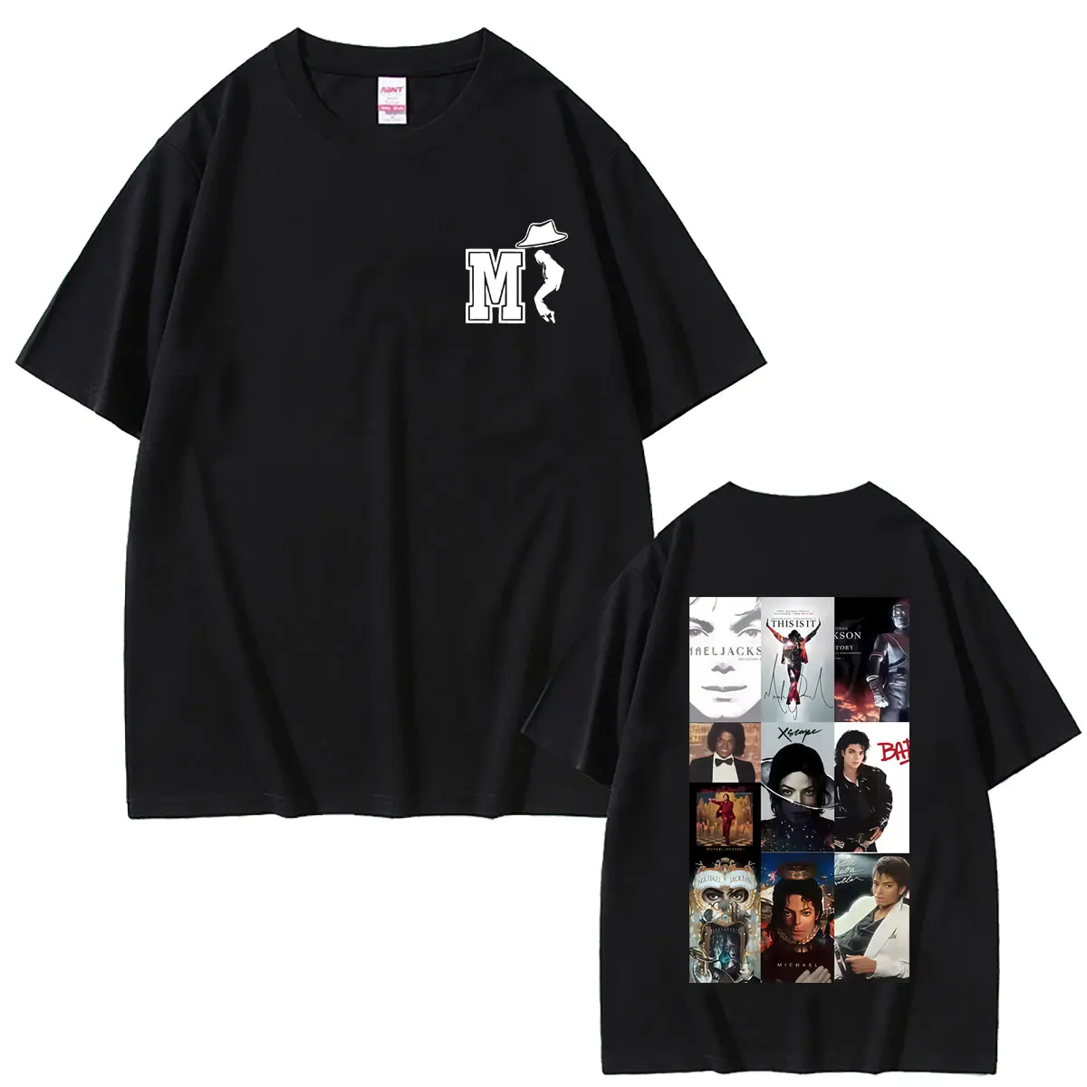 

Classic Vintage Michael Jackson Music Album Cover T Shirts Men Retro Gothic Rock T-shirt Men's Hip Hop Punk Oversized T-shirts