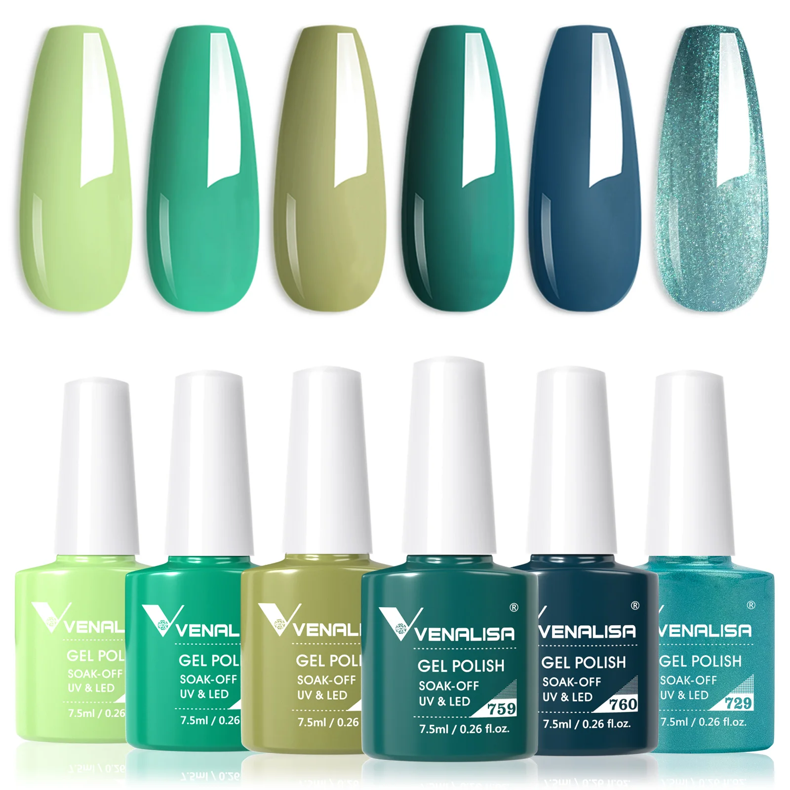 VENALISA 7,5 ml Nagelgelpoliermittel VIP5 HEMA Free Semi Permanent Soak Off UV LED Nagelgel Lack Vollständige Abdeckung Nagelgel Lack