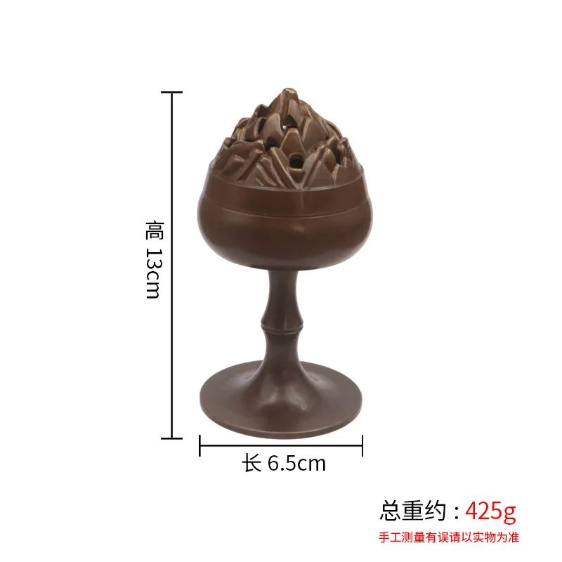 

Винтажная латунная курильница с антикварной отделкой для офиса и дома, декоративное украшение