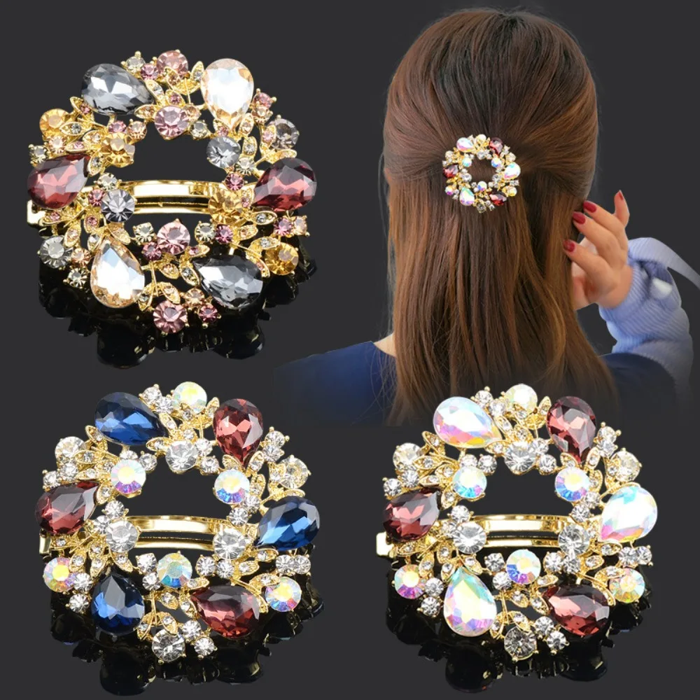 

Новое поступление, повязка на голову с кристаллами из алмазного сплава, легкие ленты для волос в корейском стиле, красочные заколки для волос со стразами, женские