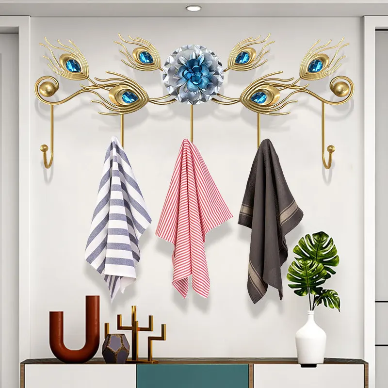 

Clothes Wall Coat Racks Luxury Living Room Hotel Hanging Bedroom Dress Display Modern Coat Racks Metal Perchero Home Furniture