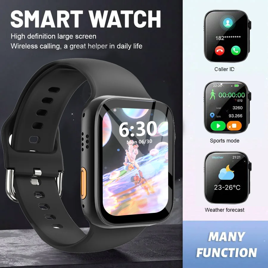 

Smart Watch with1.68-Inch HD Display – Wireless Calling/Dialing, Alarm/Message Notifications, Fitness Tracking, Music Control.