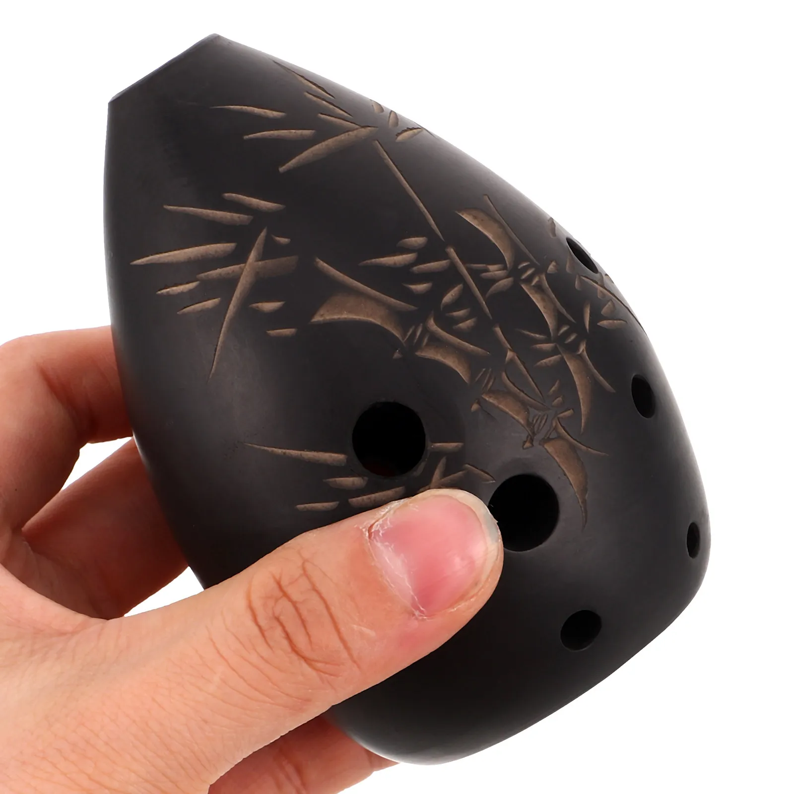 Ceramic Ocarina 8 Hole Beginner Friendly Musical Instrument Handcrafted Clay Pure Sound Versatile Use Garden Outdoor Performance