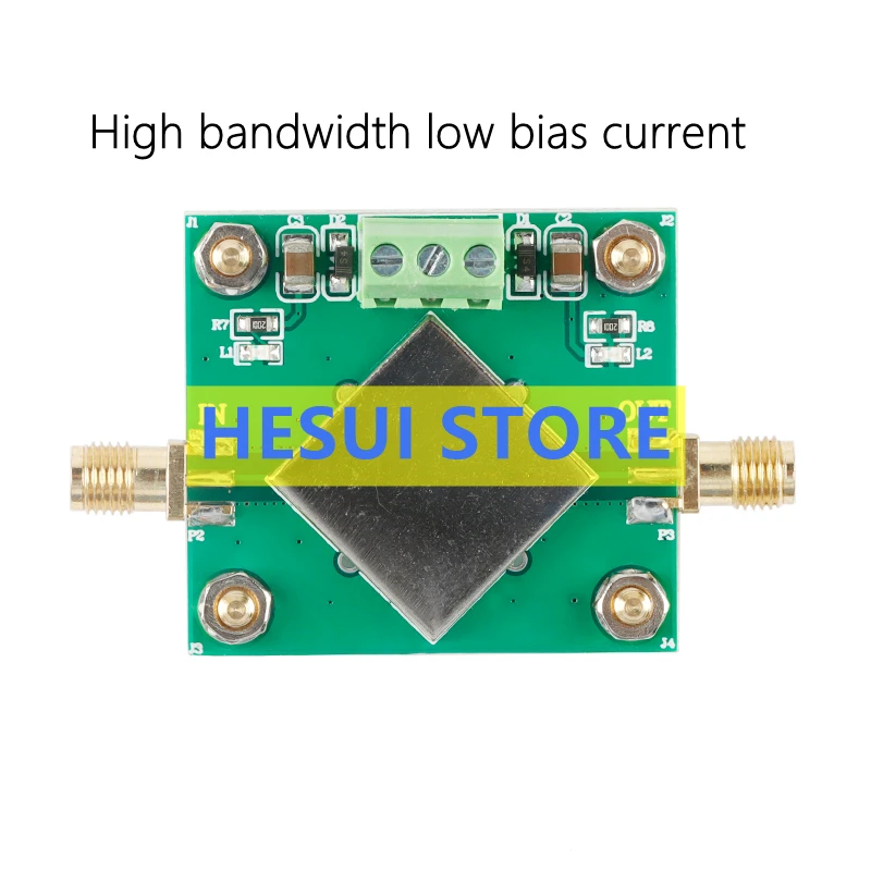 OPA855 transimpedance amplifier module high speed high bandwidth IV conversion circuit photoelectric tube conversion board drive