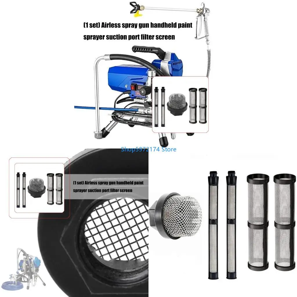 Y3NB Heavy Duty Clog Less Airless Sprayer Mesh Screen Delivers Professional Finish