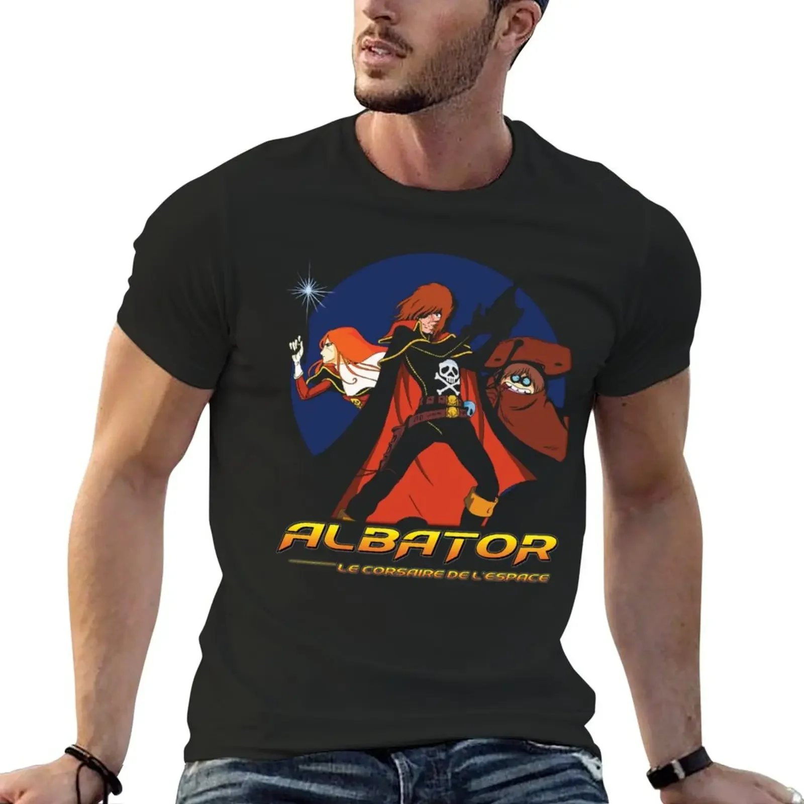 ALBATEUR essentiel T-shirt anime clothes sweat big and tall t shirts for men