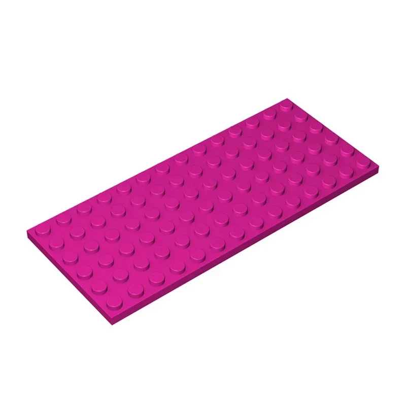 고브릭스 1개 MOC 6 x 14 베이스 보드 브릭 3456 모델 빌딩 블록 부품과 호환 어린이 조립 퍼즐 장난감