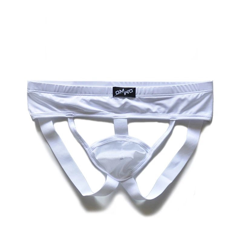 

Men's Underwear Low-Waist Double Thong Sexy Sissy Thong Solid Color Breathable Mesh Jockstraps for Men Tempting Gay Briefs