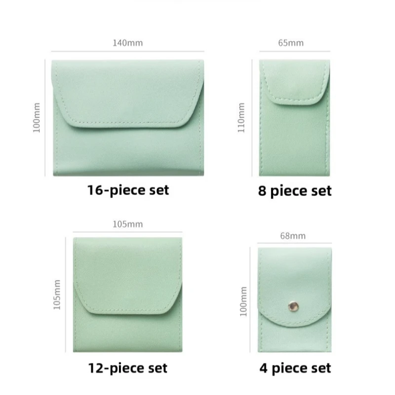 Kit de toilettage des ongles de qualité supérieure, 16 pièces, pour la maison, tondeuses en acier inoxydable, ensemble de pédicure et étui de voyage inclus, ensemble de manucure