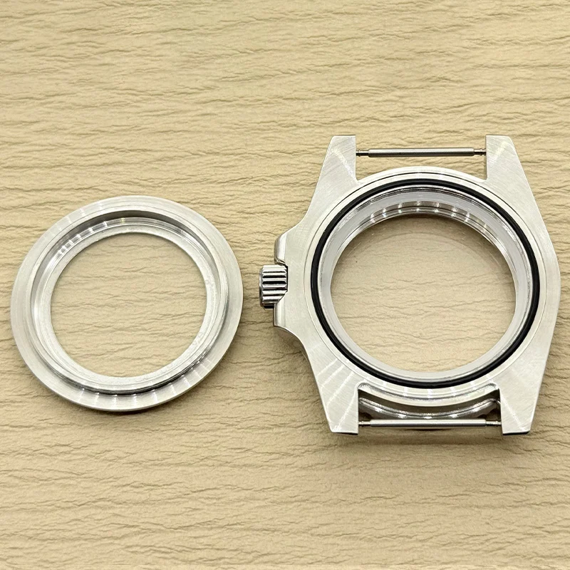 Mod High-quality 40mm Diver Waterproof Sapphire Glass GMT Steel Case Fit NH34 NH35 NH36 4R 7S Movement Fit 28.5mm dial Watch Box