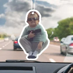 1/3pcs fun car aromatherapy car fragrance perfume car air freshener mirror car interior accessories pendant outlet perfume