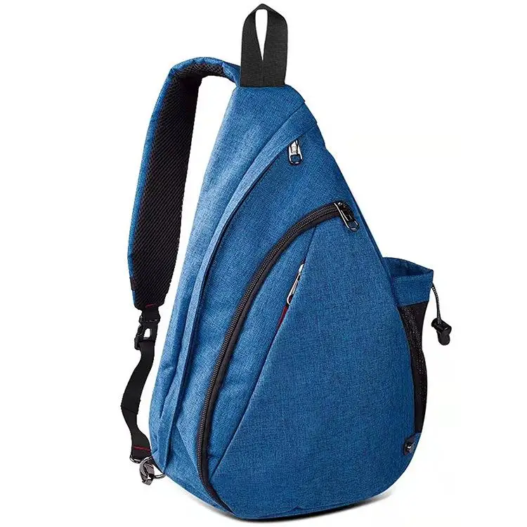 

Мужская повседневная спортивная нагрудная сумка через плечо из полиэстера, уличная трендовая сумка для сценариев отдыха, бренд, зарегистрированная торговая марка