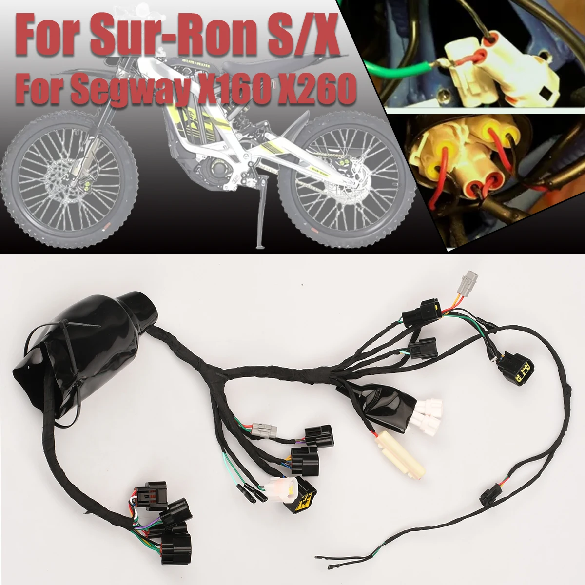 

Electric Motorcycle For Surron Light Bee X Sur-ron LBX For Segway X160 X260 Full Main Wire Wiring Assy Harness Electric Dirt