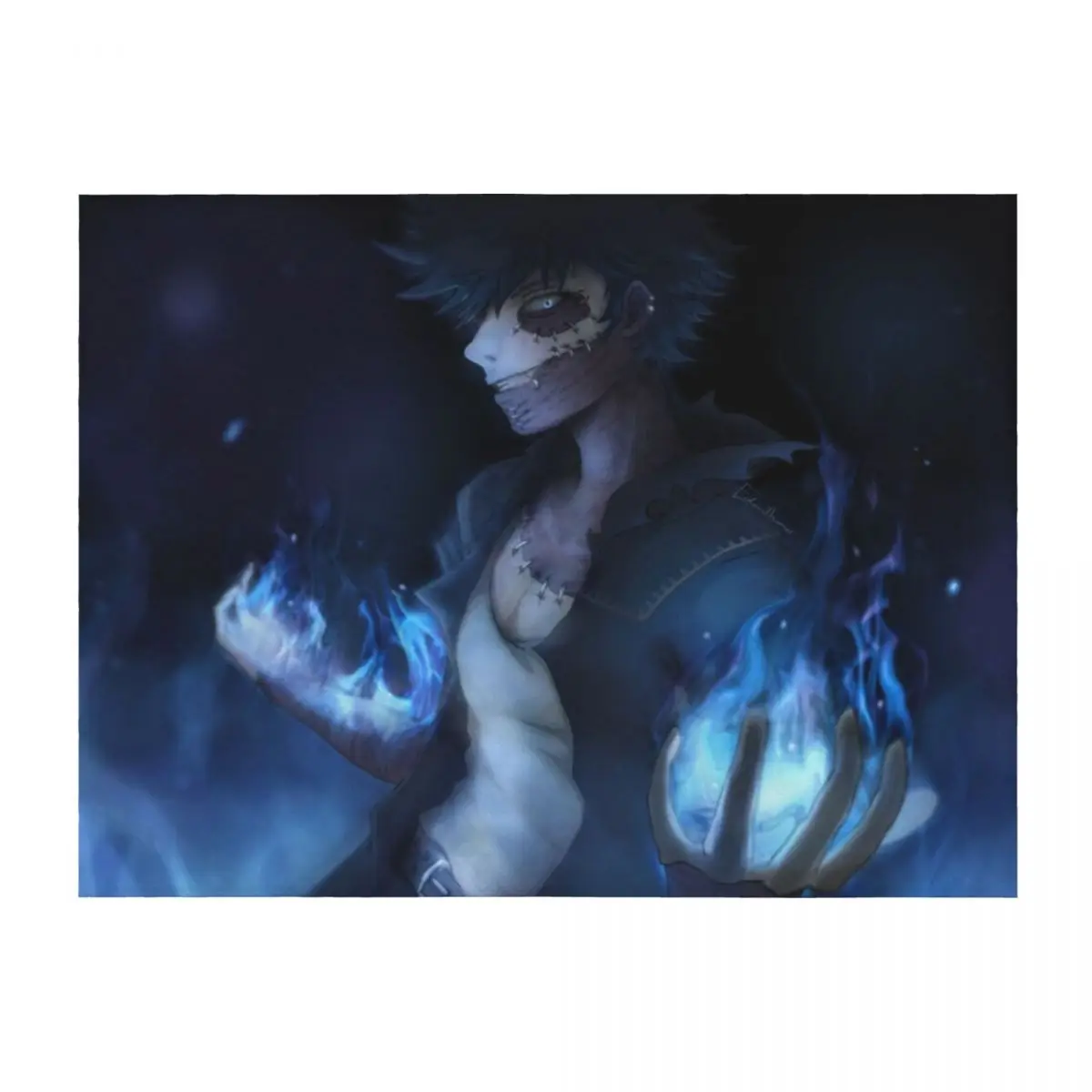 

Boku No Hero Dabi Scarred But Still Blazing Throw Blanket Beach Multi-Purpose for babies For Decorative Sofa Blankets