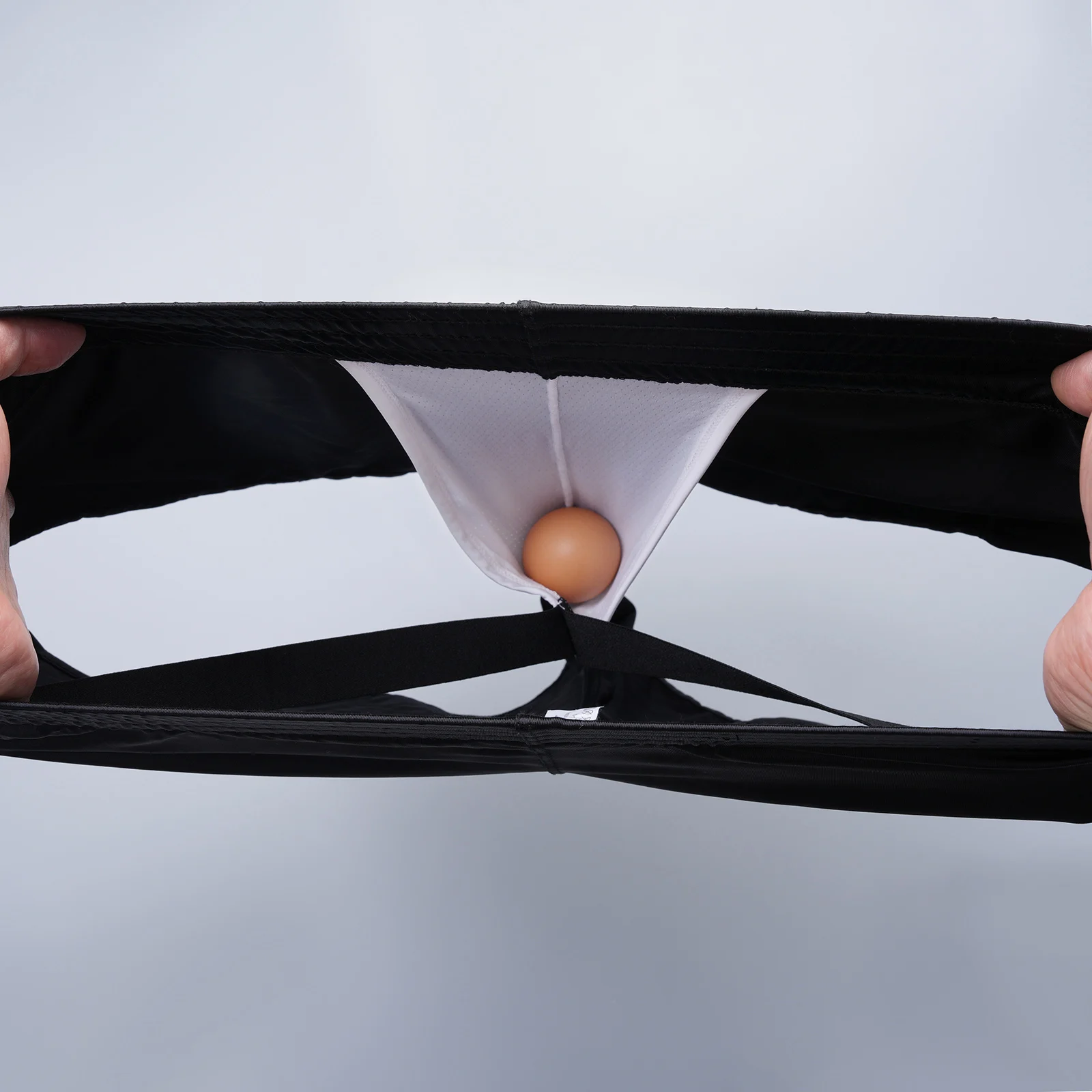 Satin-Herren-Boxershorts mit Seitenschlitz, glänzender Pfeil-Design, sexy Unterwäsche, innerer Netzbeutel, Jockstrap, Schlafhose, Homewear – Detail 5