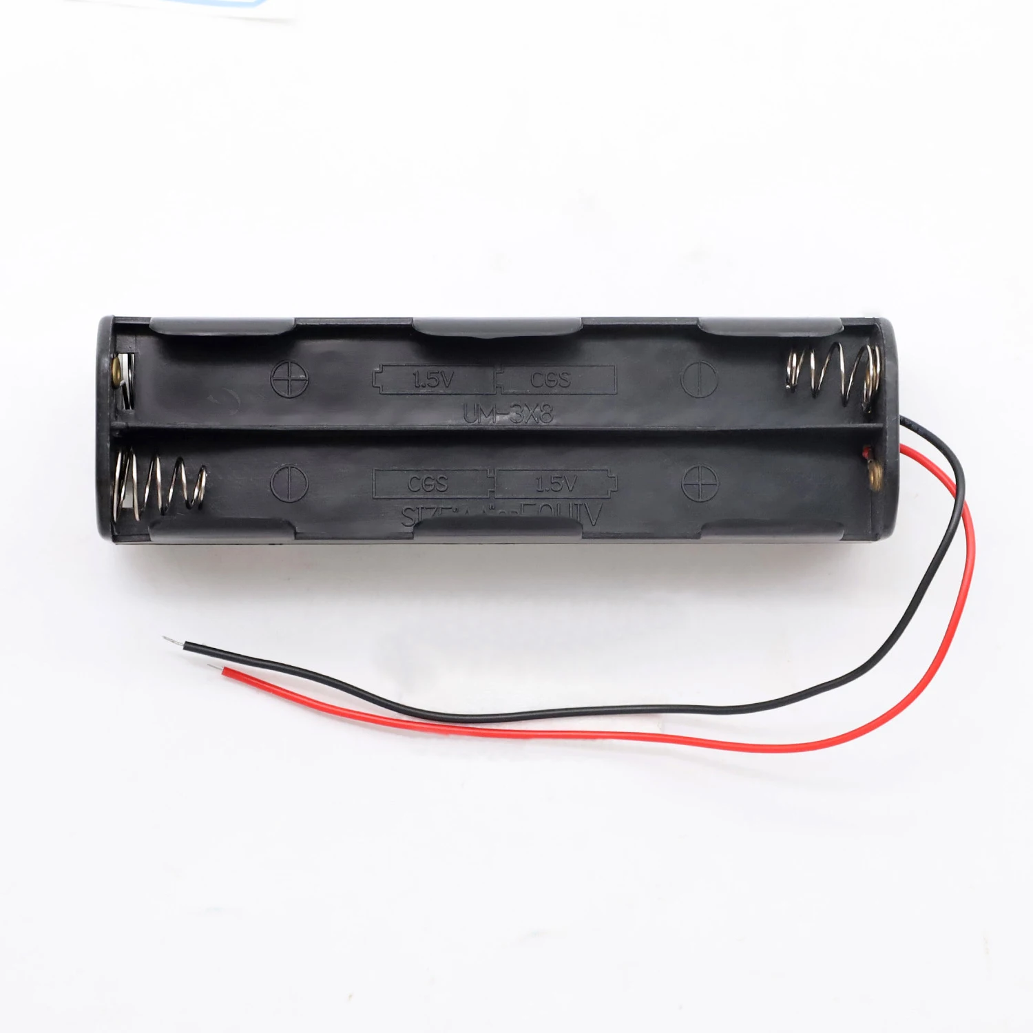 Picture 5: AA /AAA/18650 Battery Holder Case 1/2/3/4 Cell Battery Holder Storage Box with Connect Black Red Wires ABS Environmental Protect