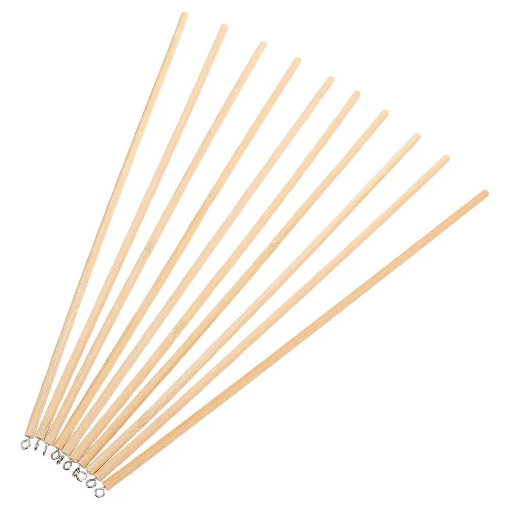 

10Pcs Wooden Puppet Control Rods with Metal Reinforcement for Hand Puppets Shadow Puppets Stable Arm Movement Manipulation