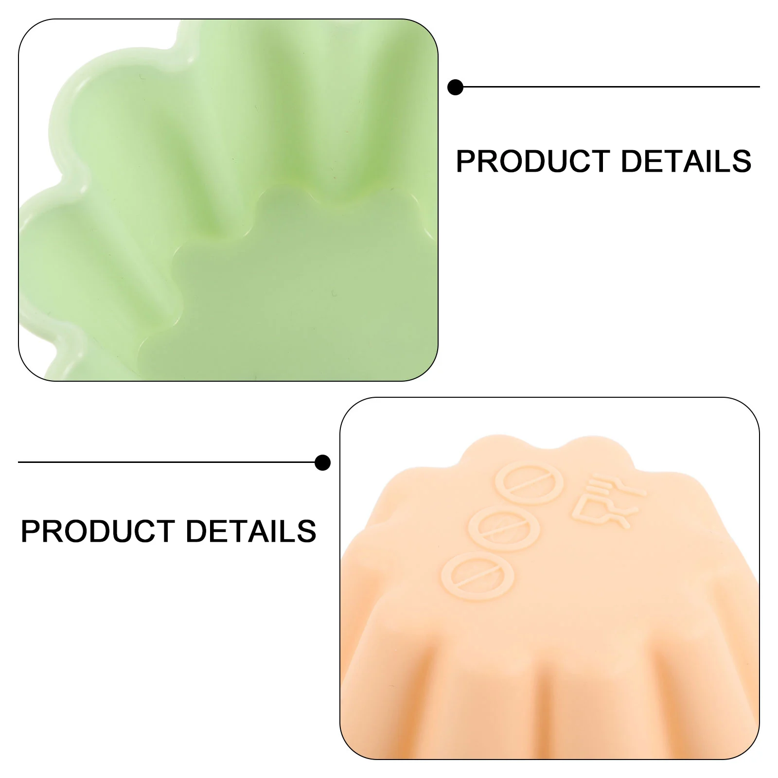 

10 Pcs Silicone Cake Cups Flower Shape Candy Color Lightweight Molds Baking Tools Cupcake Muffin Pan Kitchen Bar