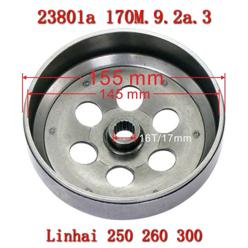 

Orignal LH300 Clutch Housing Comp. For For Linhai YP300 Yamaha Keeway Jinlang Feishen Scooter ATV Accessories LH300-5036C moto