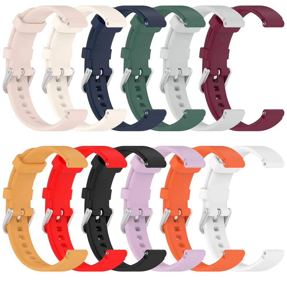 Silicone universal strap compatible with 12mm interface width for head and frame accessories