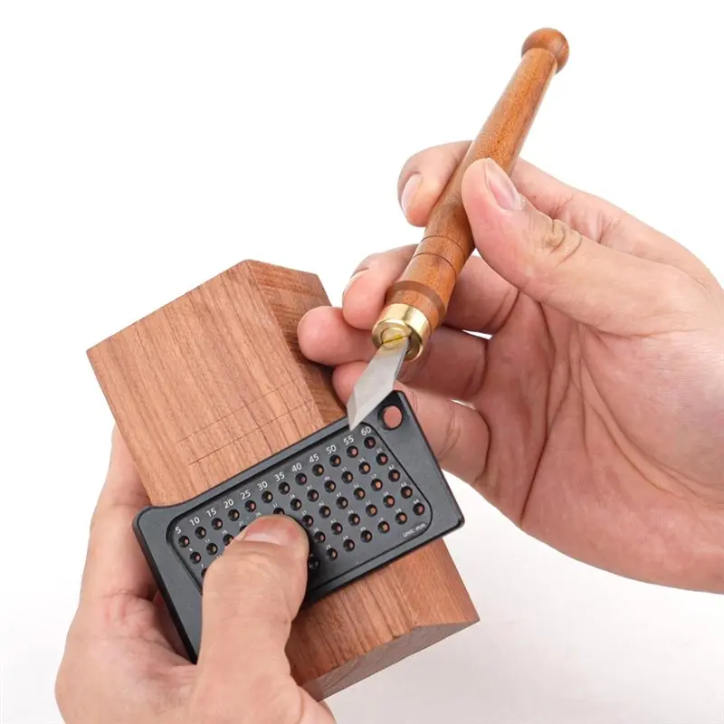 【KITS】목공용 스크라이빙 나이프 도구 모델 조각용 양방향 DIY 스크라이빙 연필 마킹 도구