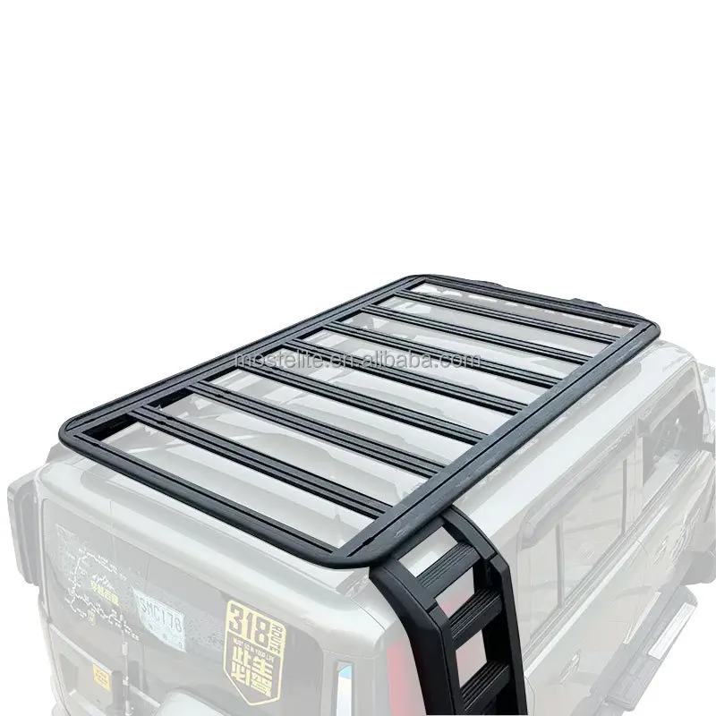 New Design Aluminum Alloy Roof Platform Luggage Rack Modified Special Side Ladder Suitable for Chery Icar V23