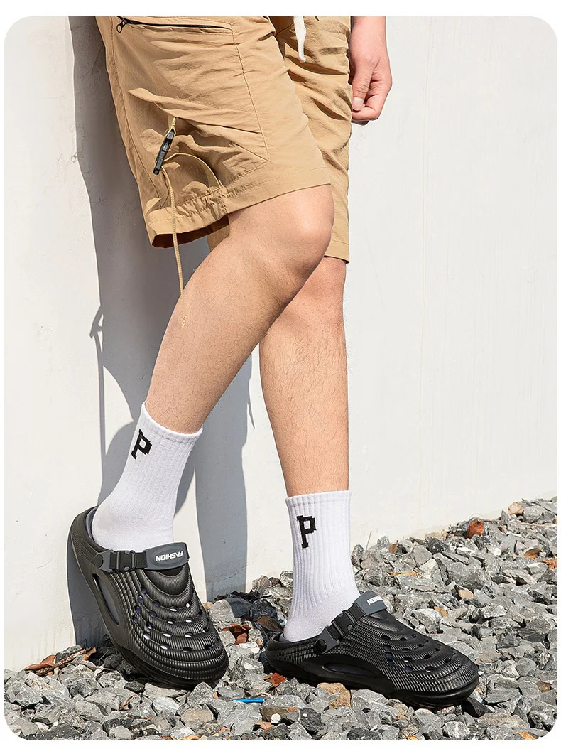 Unisex Sommer EVA Clogs – Rutschfeste Dicksohlen-Hausschuhe für Drinnen/Draußen, Geruchsneutrale Gepolsterte Pantoffeln für Männer und Frauen – Detail 9
