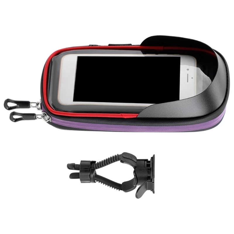 Bikes Phone Holder Bag Touches Screen Phone Mount 360Rotate Cyclings Phone Stand X5QF