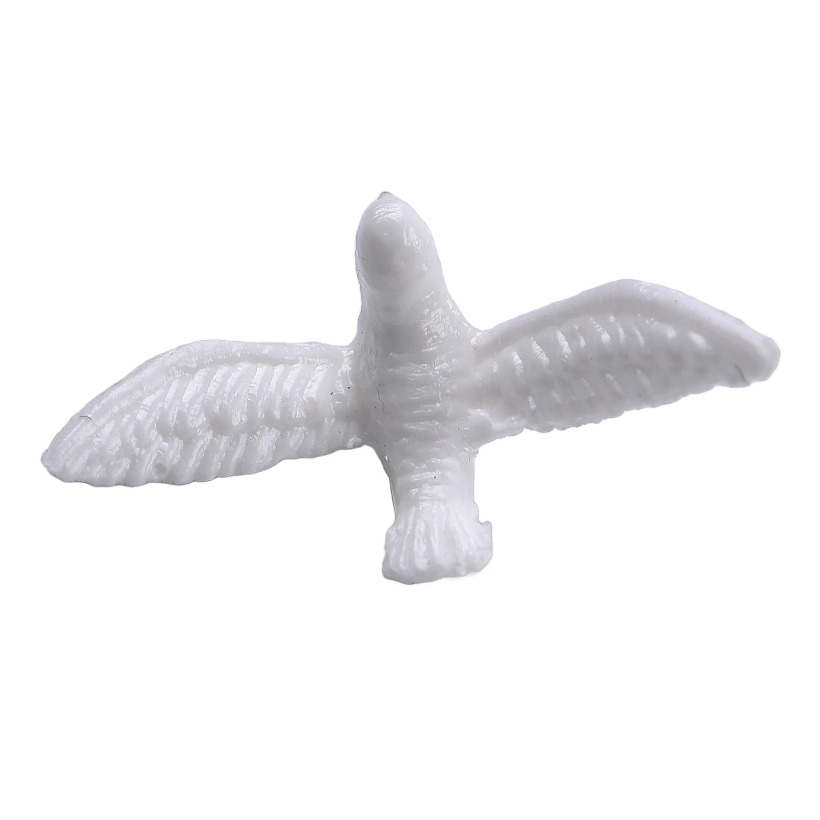 Miniature White Pigeon สําหรับงานฝีมือเรซิ่น Mini Bird Figurine Elegant Dove ตกแต่งสําหรับตุ๊กตาโครงการ DIY