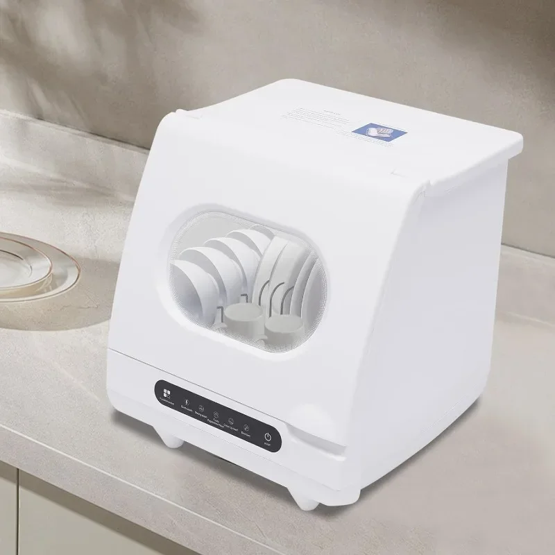 

Smart home disinfection small desktop home free installation fully automatic disinfection and drying 6 sets of dishwashers