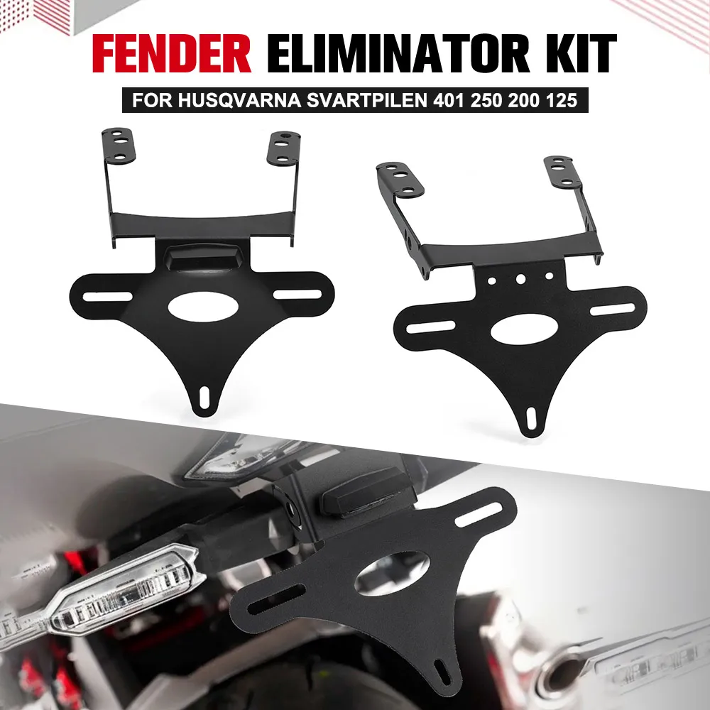 

VitPilen 401 Motorcycle License Plate Holder Bracket For Husqvarna SvartPilen 401 250 200 125 Rear Tail Tidy Fender Eliminator