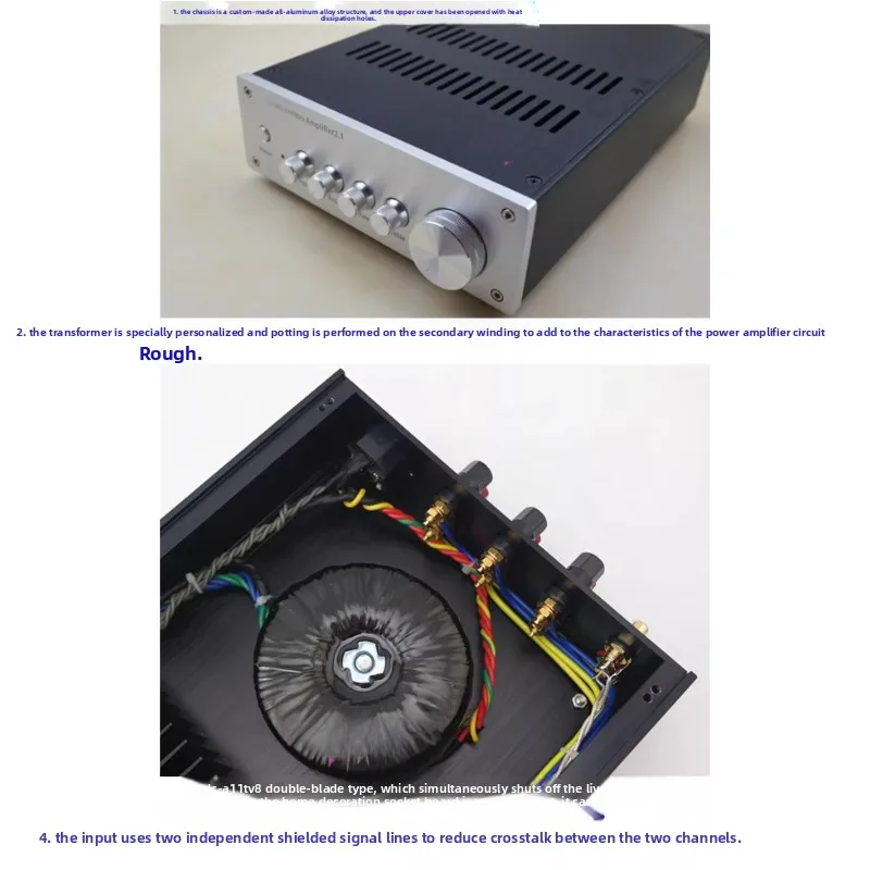 Amplificador de Potencia LM3886, Amplificador de Potencia LM1875, Amplificador de Potencia Terminado de 2.1 Canales, TDA7293 Audio Fever, TDA7294