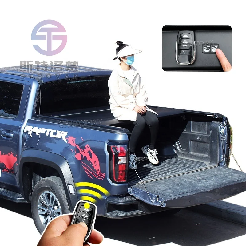 

Электрический выдвижной алюминиевый чехол для кузова пикапа STLF, электрическая крышка кузова (тонно-капот) для Nissan Navara NP300, D22, D40