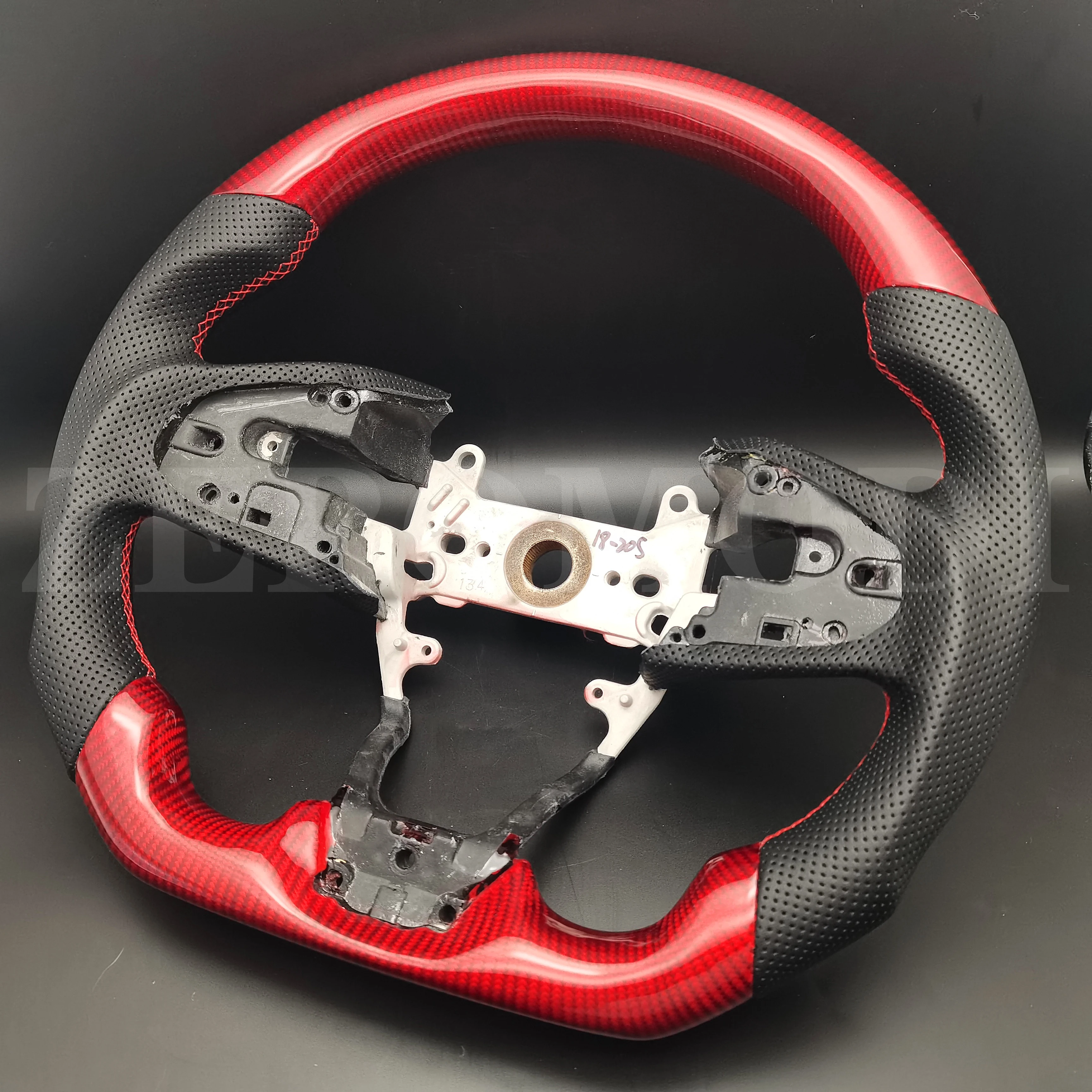 Steering Wheel Red Carbon Fiber For Honda Civic FC Type R FK8 2016 2017 2018 2019 2020 2021 US