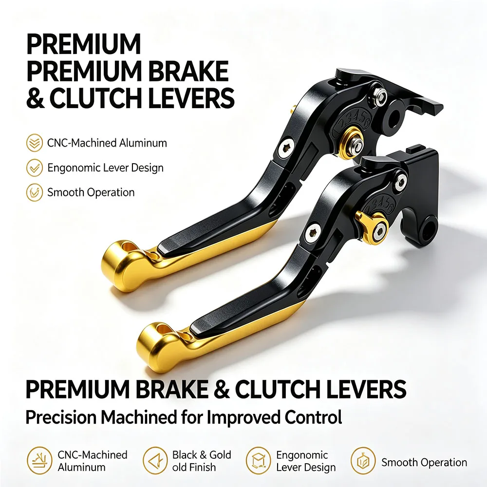 For Honda CBR1000RR Fireblade SP CBR 1000 RR 2008-2018 Motorcycle CNC Folding Extendable Brake Clutch Levers Adjustable Set