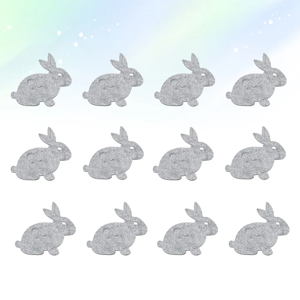 24Pcs Rabbit Pattern Easter Placemat Set Premium Fabric Table Mat for Dining Table Protection Decoration Home Restaurant Use