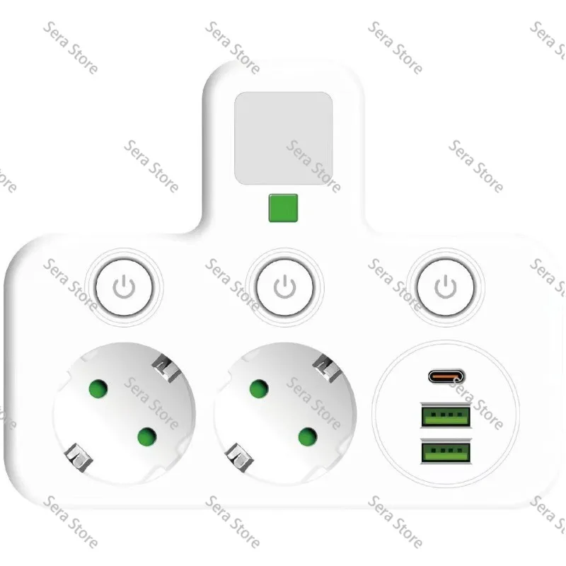 European Standard Power Strip Expansion Compact One Turn Multi-belt Switch USB Plug-in Board