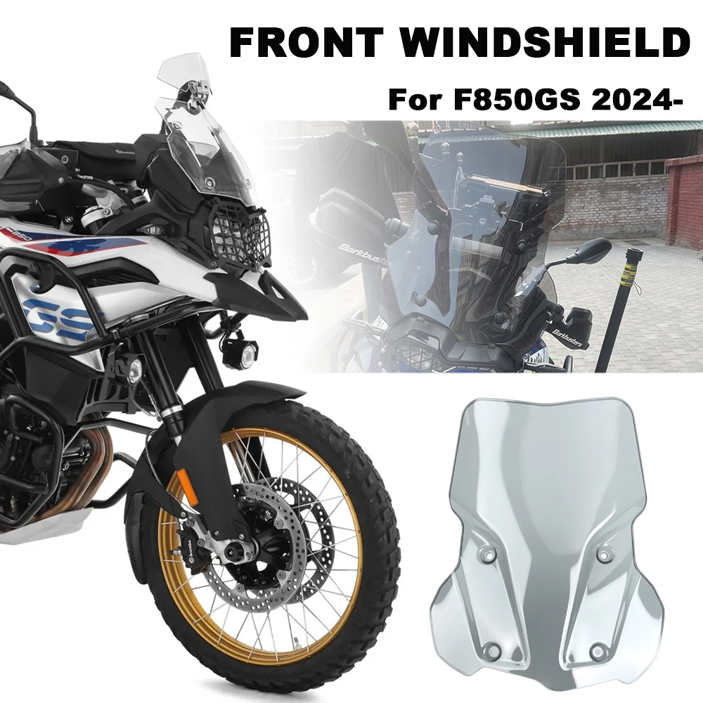 

Motorcycle Parts Front Windscreen Windshield Wind Screen Shield Protector Deflector Guard For BMW F850GS F 850 GS F850 GS 2024-