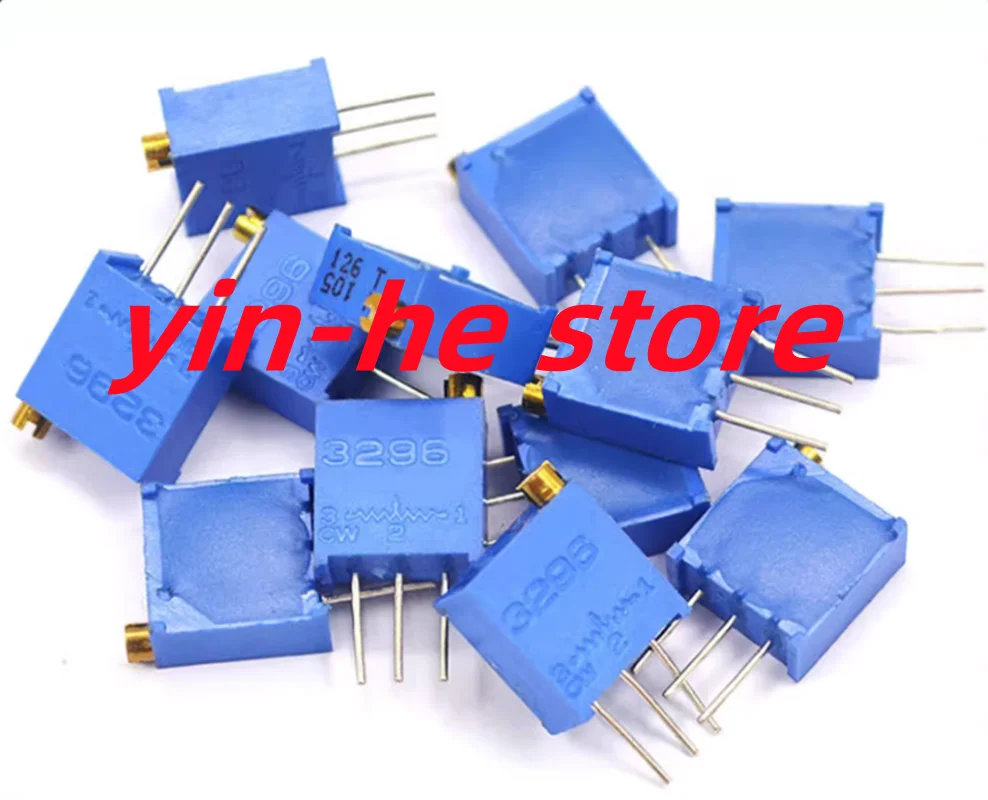 5PCS 3296W potentiometer precision adjustable resistor multi turn type 100ohms 500ohms 1K 2K 5K 10k 20k 50k 100k 200k 500k 1M 2M