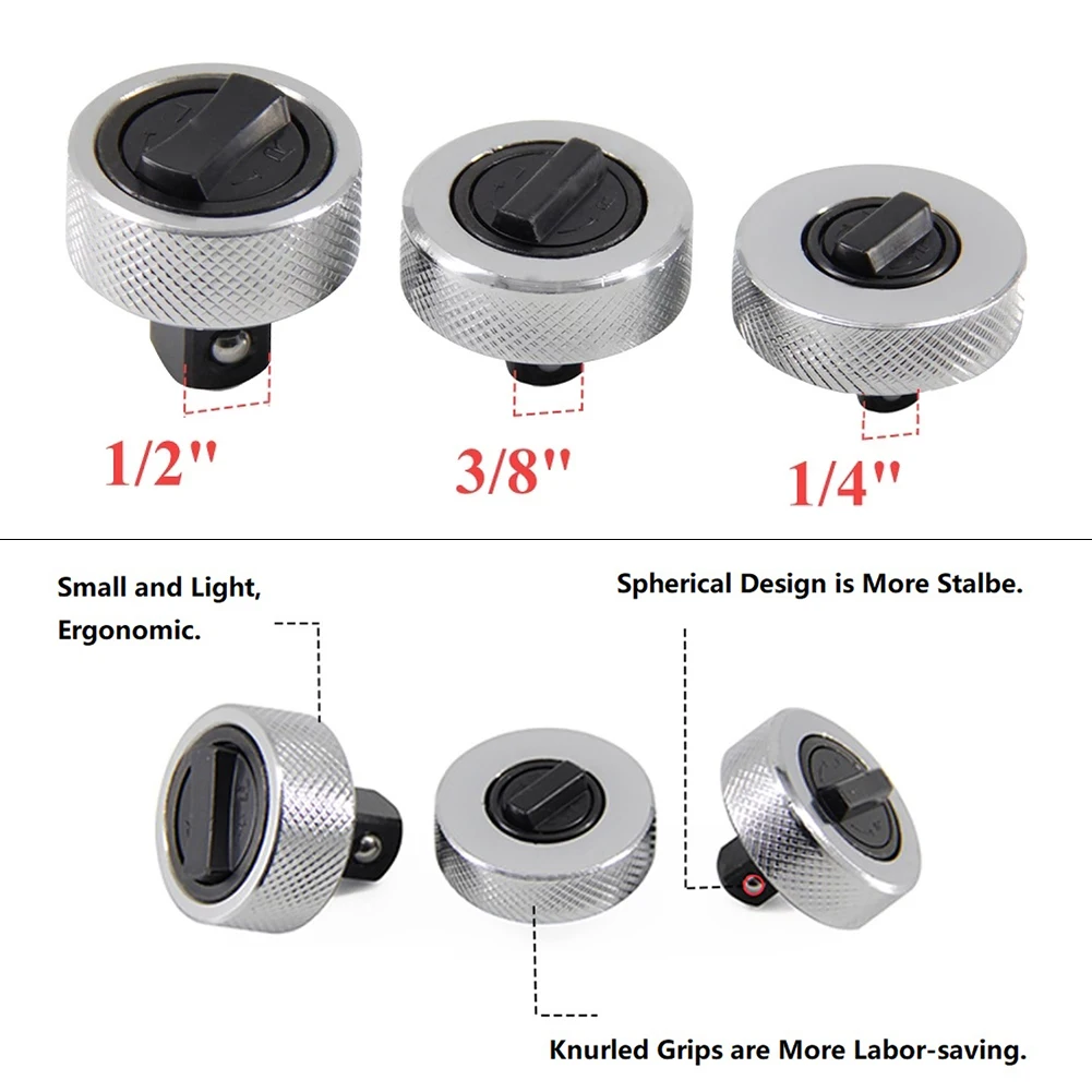 Mini Ratel Dopsleutel Hele Staal Palm Ratchet Socket Vinger Omkeerbare Ratel 1/4 "3/8" 1/2 "Drive moersleutelhulpmiddelen