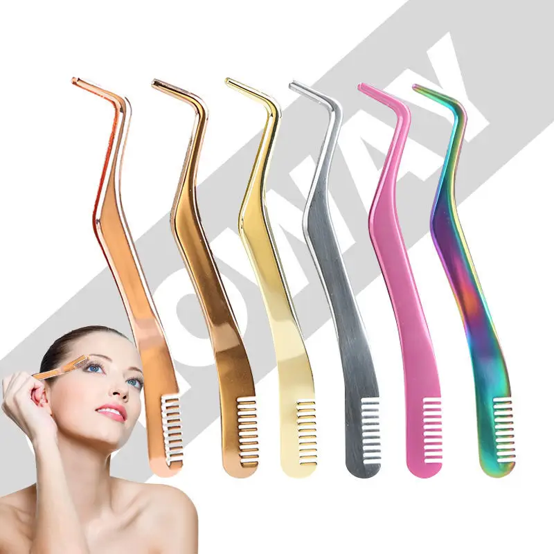 2026 Top Design New Arrival 4PCS Set Customized Design Stainless Steel Eyelash Eye Lash Clip Remover Tool