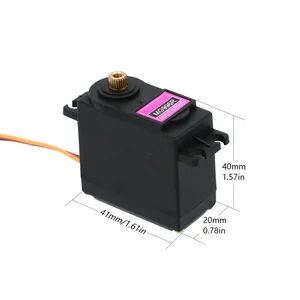Hoher Drehmoment MG996R Digitaler Diener mit Metal Gear, Futaba JR, 1/8, 1/10 RC -Auto, Hubschrauber, Roboter, Boot, Arduino Uno, DIY 8 Hauptverkaufsbatterie -Radio -Futaba - №1