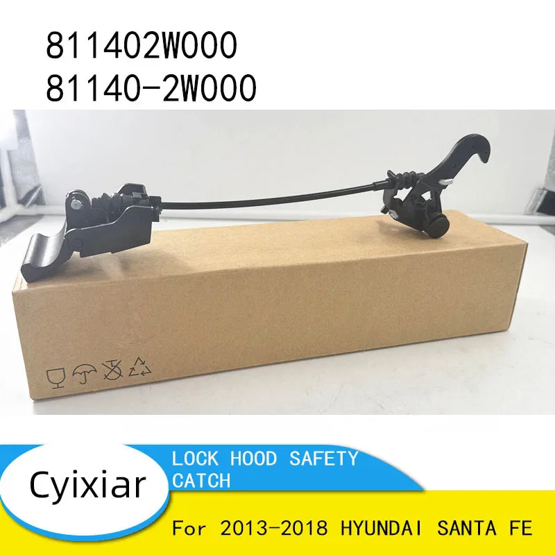 811402W000 81140-2W000 LOCK HOOD SAFETY CATCH  for 2013-2018 HYUNDAI SANTA FE