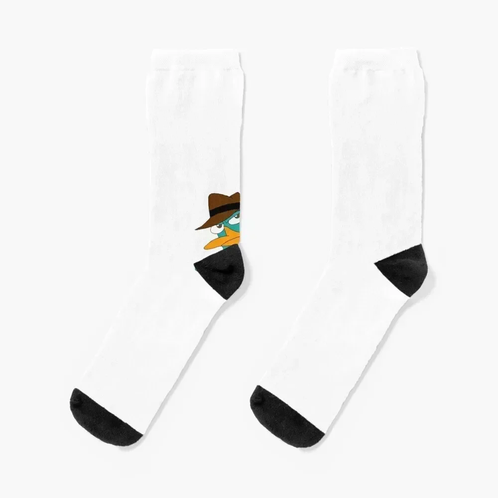 

Perry the Platypus Socks Antiskid soccer gift Wholesale Men Socks Luxury Brand Women's