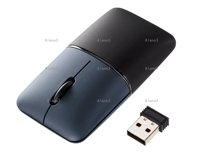 Ultra-thin Rechargeable Dual-mode Wireless Mouse, Symmetrical Right-hand Bluetooth Mouse