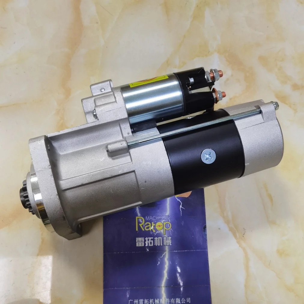 12T 24V Starter M009T62671 3801274 Starting Motor Construction Machinery Parts