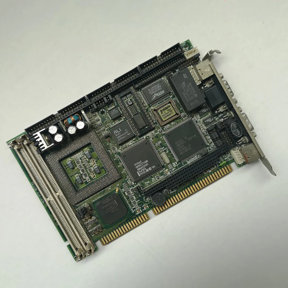 586 Half Long ISA With CPU Memory NEAT-575 REV:A2 Industrial Control Motherboard
